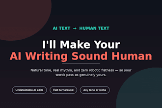 humanize ai text to sound natural