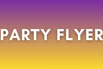 do party flyer and event flyer too