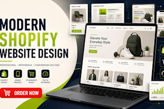design shopify website shopify store design ecommerce store conversion ready