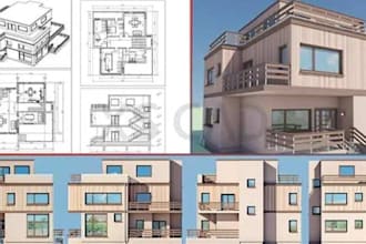 3d revit bim models for architectural and structural engineering projects