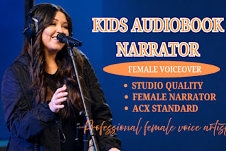 be kids audiobook narrator master children book female voiceover for acx audible