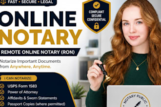 provide secure online notary services and document notarization