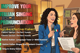 help you improve your pronunciation in singing italian