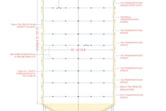 create cold storage, cryogenic insulation and puf panel shop drawings in autocad