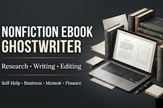 write a nonfiction ebook on self help, business, finance, memoir and wellness