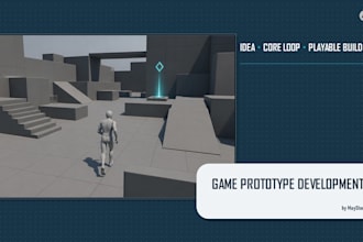 develop your game idea into a polished playable prototype
