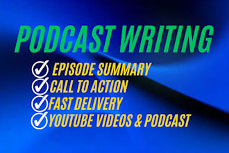 write SEO optimized podcast show notes with timestamps
