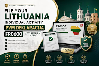 file your lithuania individual activity pvm deklaracija fr0600 vat return form