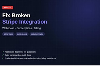 fix broken stripe integration webhooks subscriptions billing bugs