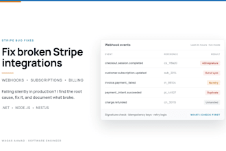 fix broken stripe integration webhooks subscriptions billing bugs