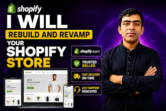 rebuild and revamp your shopify store