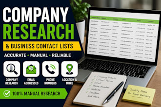 do research companies and build targeted business contact