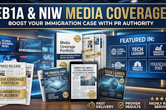 write and publish uscis compliant eb1 visa eb2media coverage on major news sites