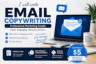 write professional marketing emails