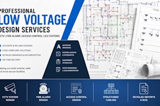 design low voltage elv systems, cctv, fire alarm and access control