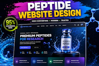 build fda compliant peptide website research peptide website wocommerce website