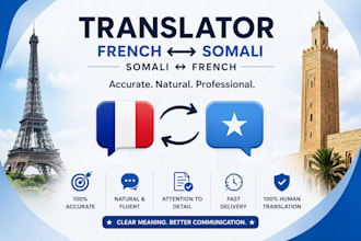 translate french to somali or somali to french