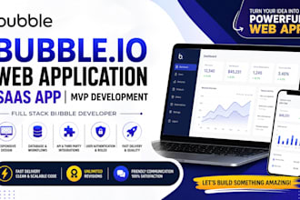be your bubble developer for bubble io web application