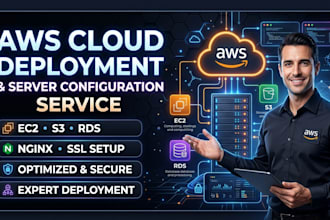 deploy, configure or fix web applications on AWS ec2, s3, rds