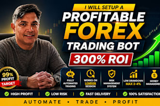 deliver profitable forex trading bot, scalp bot, deriv bot trading bot automated
