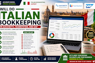 do italian bookkeeping using zucchetti, teamsystem and sap