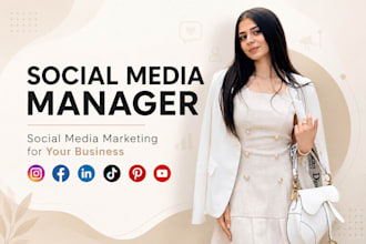 be your social media marketing manager