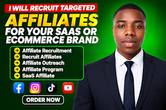 recruit targeted affiliates for your saas product