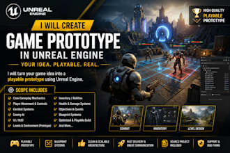 create a game prototype in unreal engine
