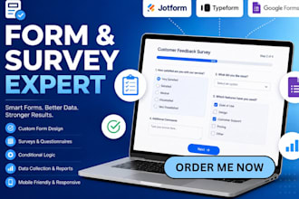 create jotform, google form, cognito form, typeform, online form, surveys