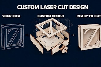 design production ready svg and dxf files for laser cutting and engraving
