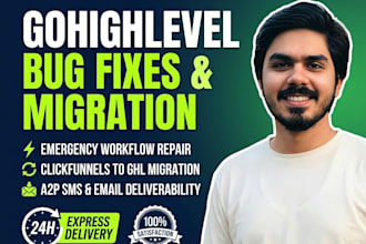 fix gohighlevel workflows, clickfunnels to ghl migration, and bug fixes