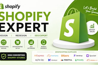 build shopify store design shopify ecommerce website redesign shopify seo expert