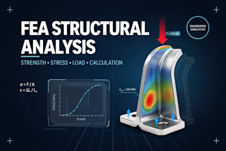 do fea structural strength analysis, engineering and calculation