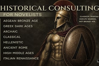 check your historical fiction manuscript for historical accuracy