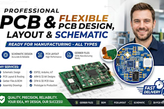 design pcb layout schematic multilayer pcb altium kicad and high speed pcb