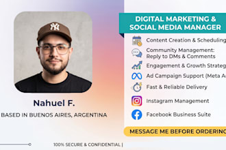 be your instagram manager and reply to direct messages