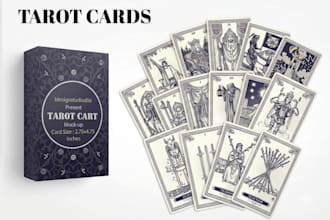 design custom tarot cards, tarot deck and oracle card game