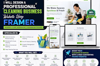 design airbnb residential office apartment construction cleaning framer website