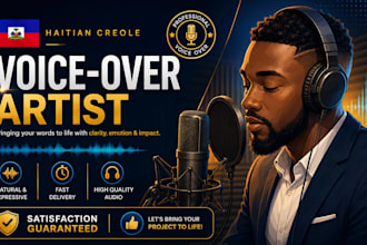 provide a native haitian creole male voice over