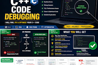 debug and fix your cpp code