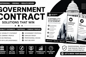 create a professional capability statement for government contracts