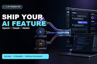 integrate openai claude or gemini API into your web app