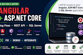 fix angular bugs and integrate rest apis with aspnet core