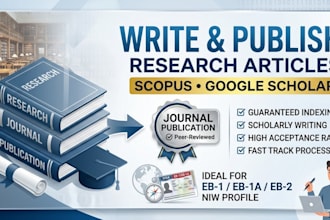 write and publish article on google scholar, scopus eb1 eb1a journal publication