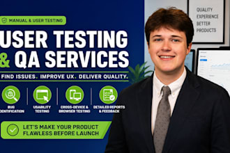 user test beta test manual test saas website app game and provide feedback