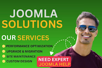 update upgrade and migrate your joomla website