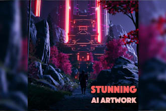 create unique ai artwork for music, brands and social media