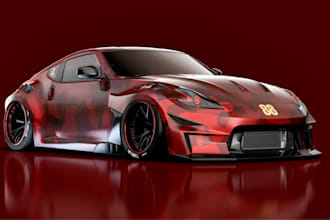 model aggressive and massive suv, custom widebody kits and spoilers for your car