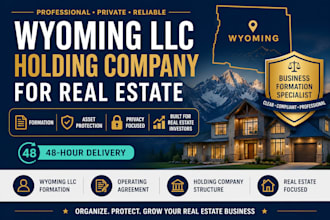 set up your wyoming llc holding company for real estate