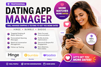 manage dating apps swiping and texting to get dates on hinge, bumble and badoo